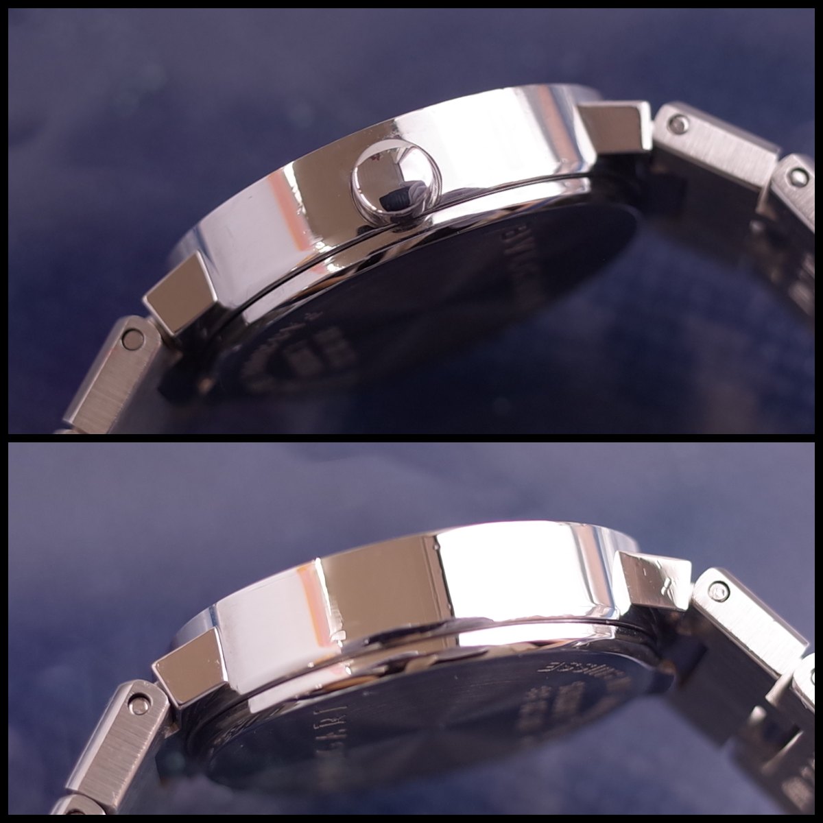 楽天市場】BVLGARI ブルガリブルガリ BB23SS ロゴあり ブラック デイト