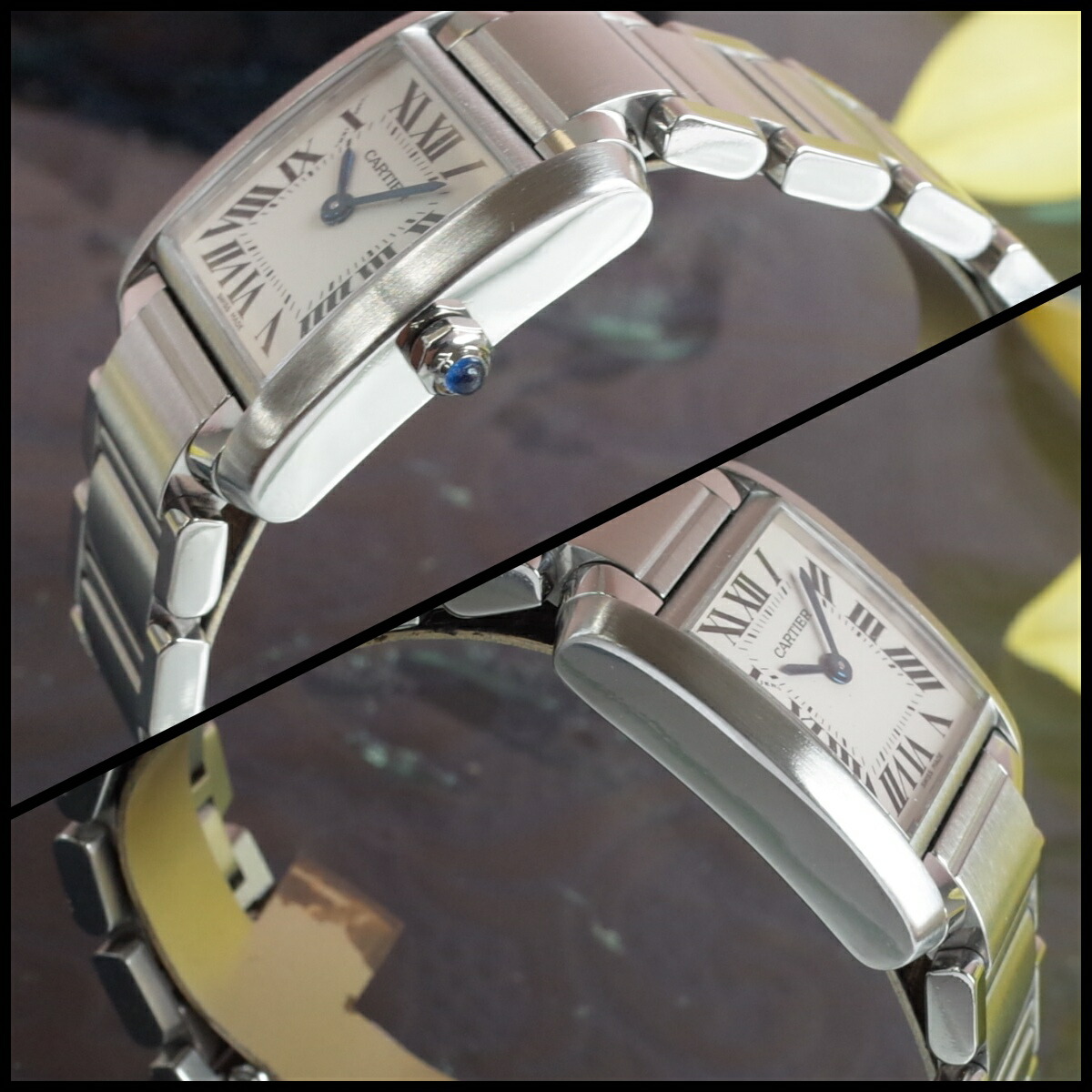 楽天市場】カルティエ タンクフランセーズ SM W51008Q3 アイボリー