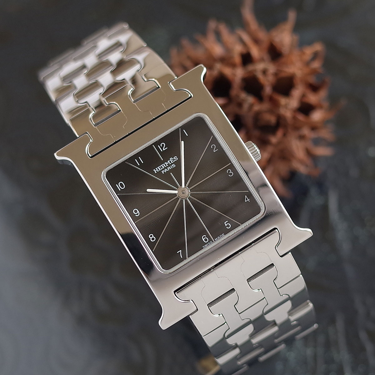 楽天市場】エルメス Hウォッチ HH1.510 ブラック 黒文字盤