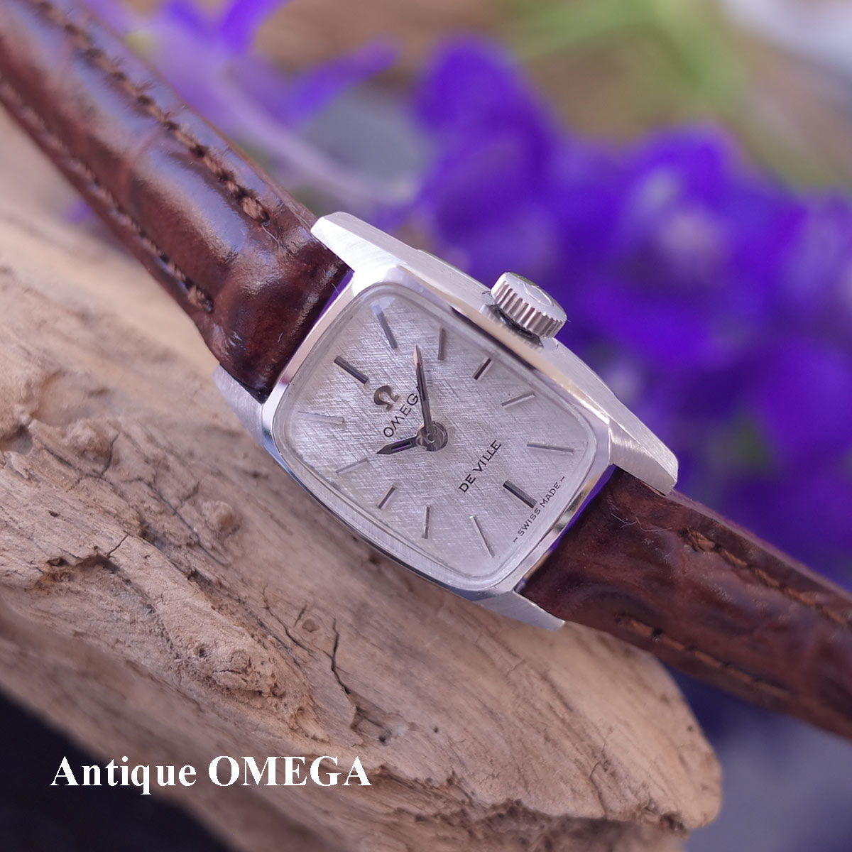 楽天市場】オメガ デビル 70's アンティーク 511.268 グレー モザイク