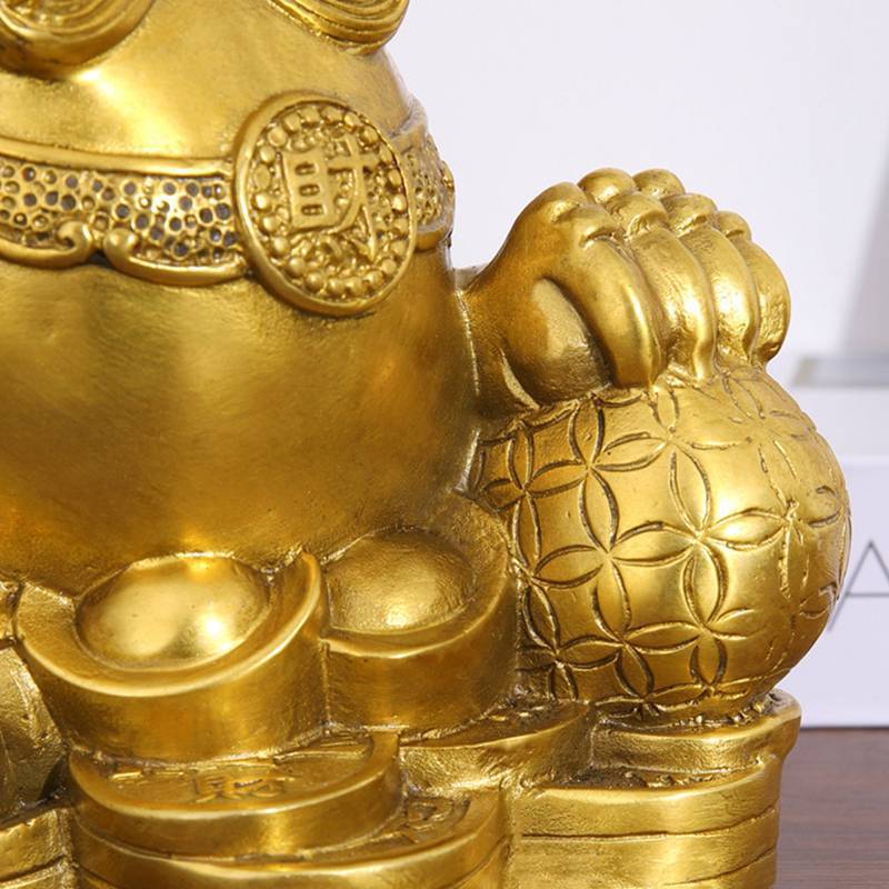 楽天市場】貔貅 置物 ヒキュウ 招財 風水アイテム 雄雌セット 一対