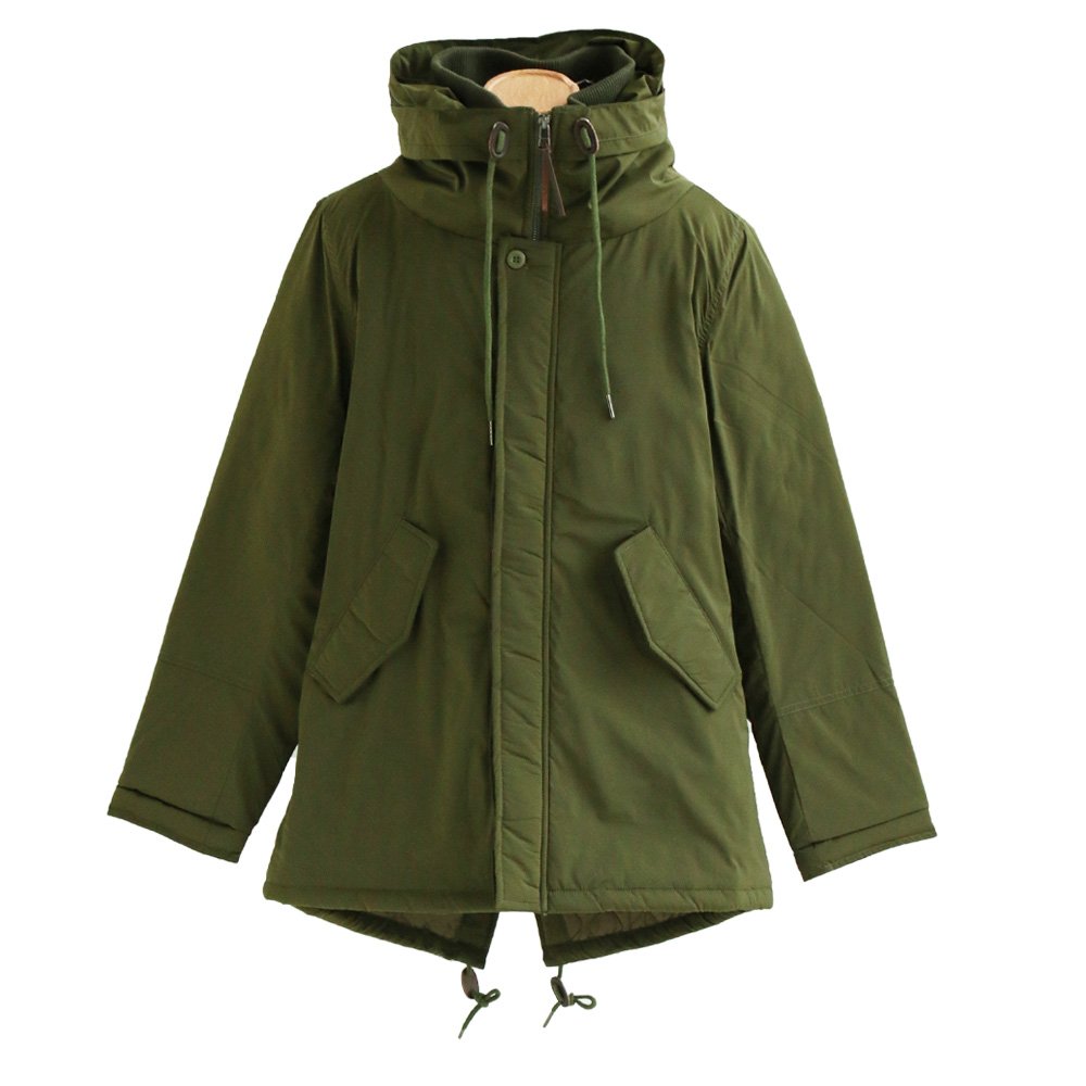 楽天市場】モッズコート ロング丈 長袖 ボリュームネック ポリエステル