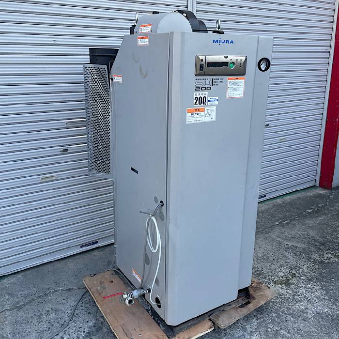 楽天市場】【送料無料】蒸気ボイラー SU-200 MIURA 三浦工業 2019年