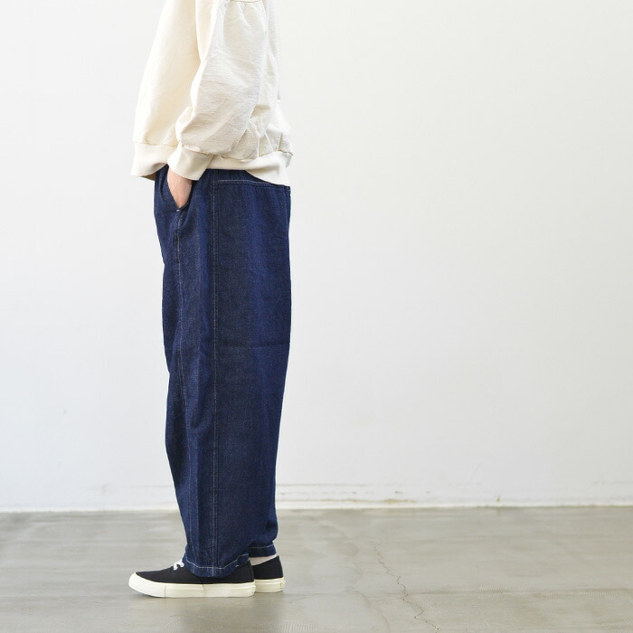 楽天市場】LAITERIE レイトリー 甘織りデニム トロワパンツ(全2色