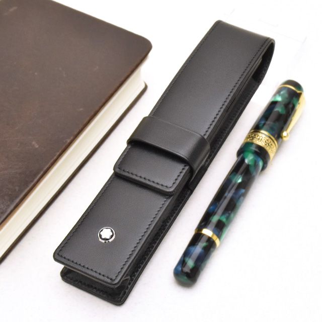 楽天市場】モンブラン ペンケース 30301 1本差ブラック U0014309