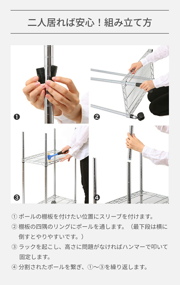 楽天市場】☆P5倍☆ スチールラック ルミナス ラック 送料無料 [25mm