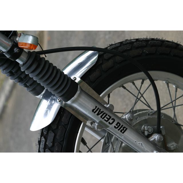 楽天市場】ビッグシーダー アルミフロントフェンダー SR400/500 仕様