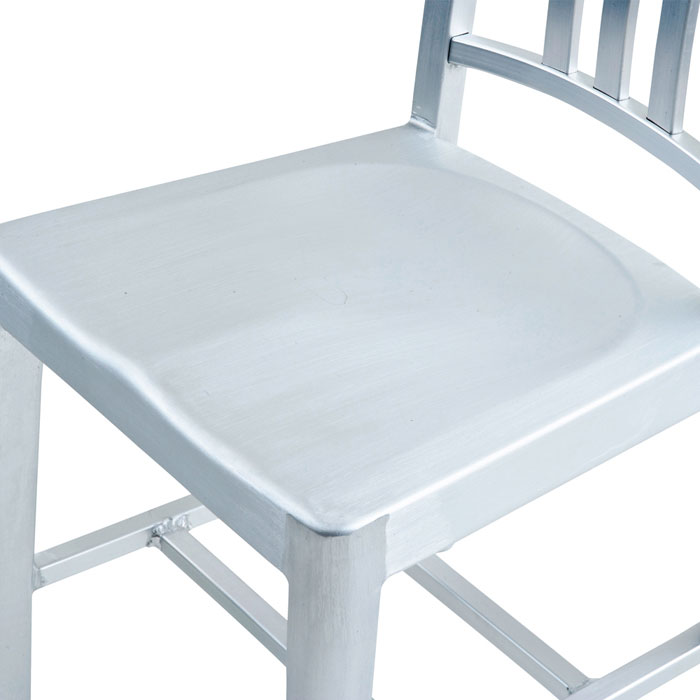 楽天市場】NAVY CHAIR ネイビーチェア アルミニウムシルバー エメコ社