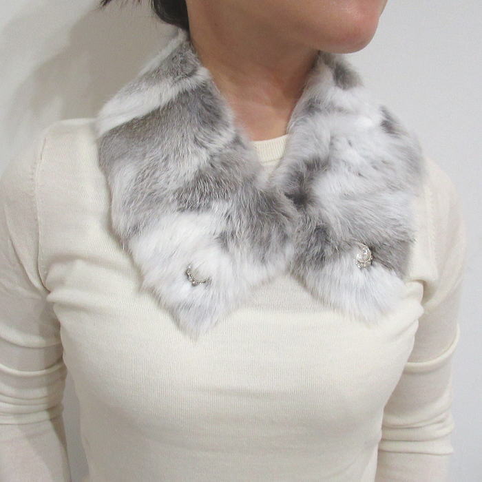 楽天市場】ティペット かわいい レディース ファー リアルファー