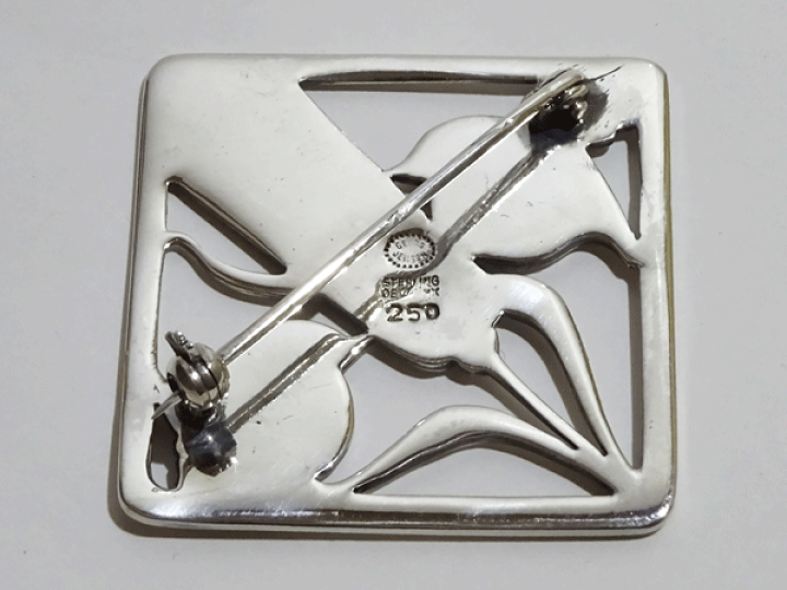 楽天市場】ジョージジェンセン ブローチ250 鳥と麦 送料込み : 輸入