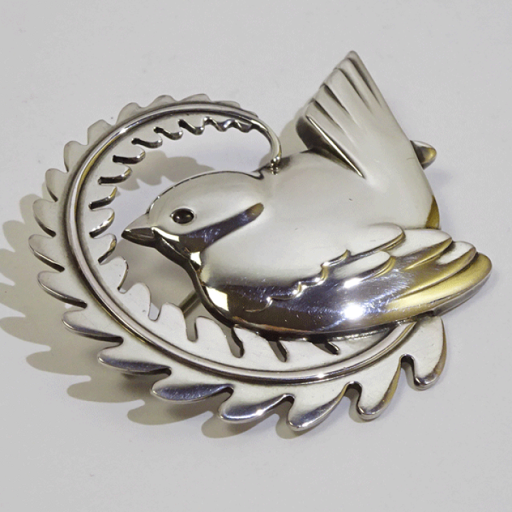 楽天市場】ジョージジェンセン ブローチ309 鳥モチーフ : 輸入雑貨