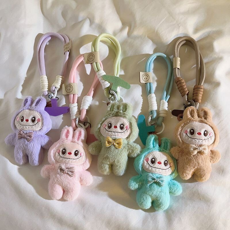 楽天市場】labubu ラブブキーホルダー ぬいぐるみストラップ スマホ