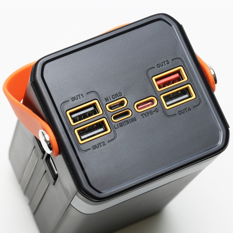 楽天市場】大容量コンパクトバッテリー・折りたたみソーラーパネル