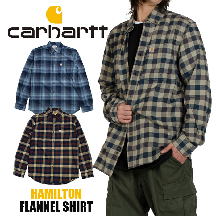 楽天市場】CARHARTT カーハート チェック柄 長袖 シャツ ネルシャツ