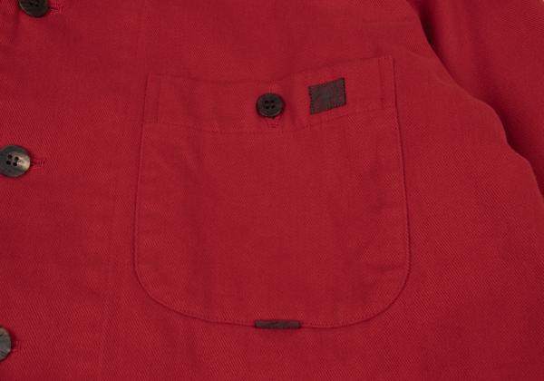 楽天市場】【中古】 パパスPapas 襟コーデュロイ切替カバーオール 赤L