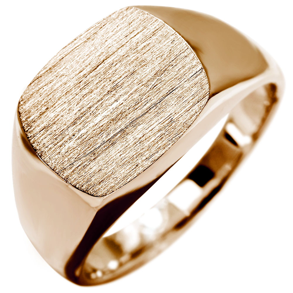 楽天市場】指輪 18金 ゴールド 18k k18 印台リング 地金 印台リング