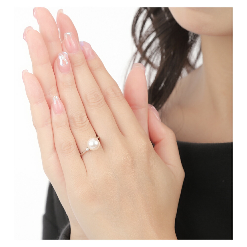 楽天市場】花珠真珠 指輪 リング 本真珠 パール 冠婚葬祭 プラチナ