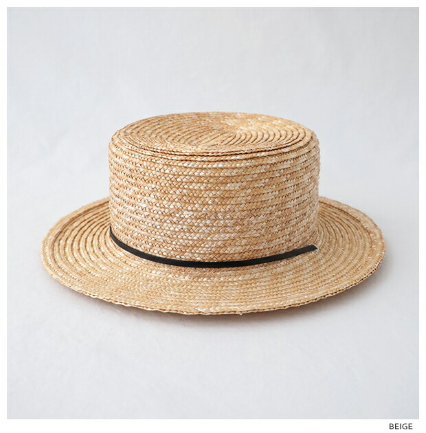 楽天市場】キジマタカユキ ハット (EW-024A) STRAW BRAID BOATER HAT