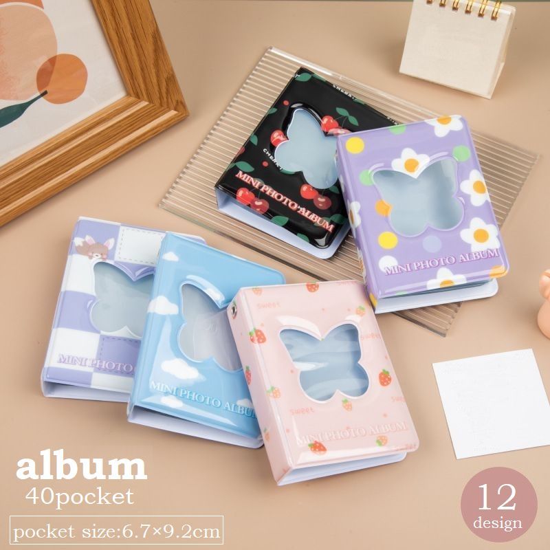 楽天市場】送料無料 アルバム フォトホルダー ポケット式 40枚 ミニ
