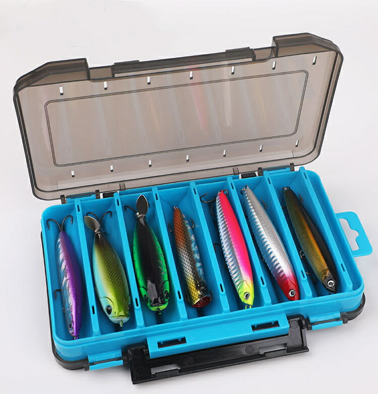 楽天市場】送料無料 フライケース ルアーケース 14マス 両面収納