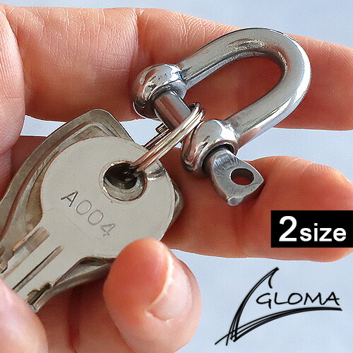 楽天市場】ネコポスOK キーリング カラビナ ブランドグローマ