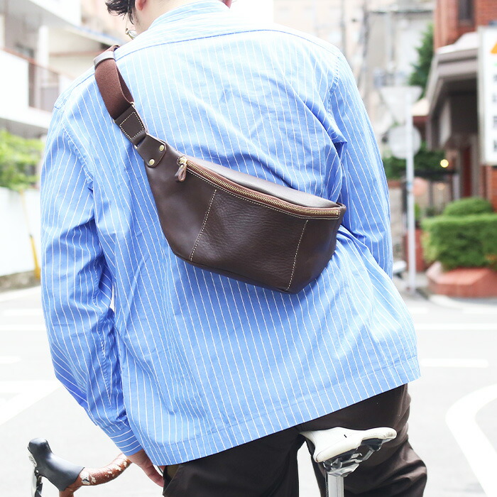 楽天市場】ボディバッグ 本革 メンズ レディース 栃木レザー ウエスト