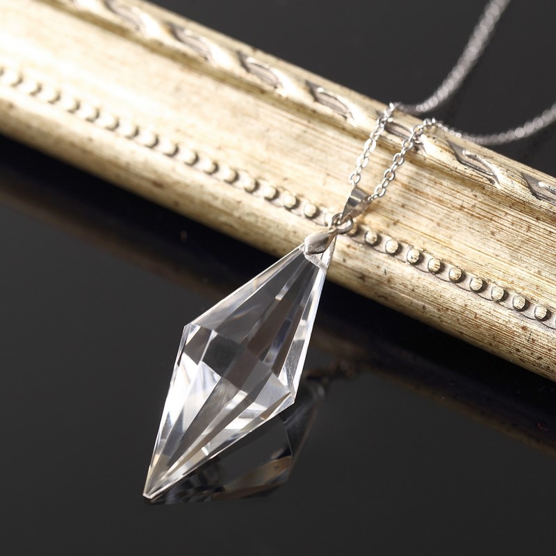 楽天市場】水晶 ネックレス 透明｜Crystal クリスタル すいしょう