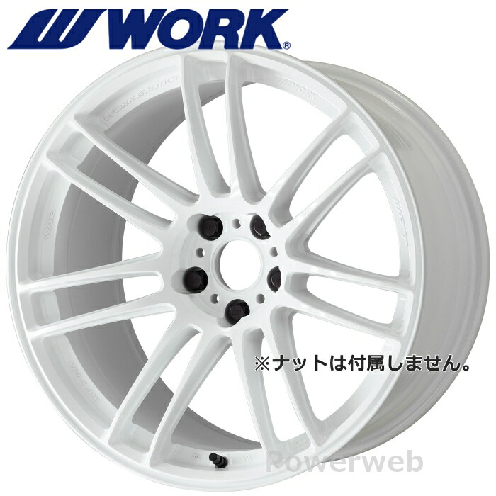 楽天市場】[ホイールのみ単品4本セット] WORK EMOTION ZR7 19インチ