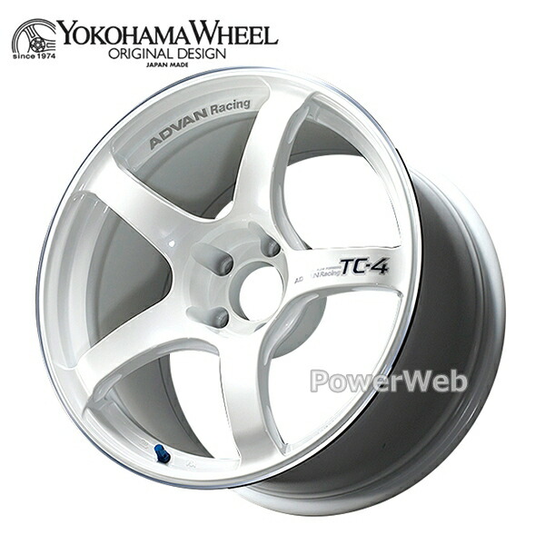 楽天市場】[ホイールのみ単品4本セット] ADVAN Racing TC-4 18インチ