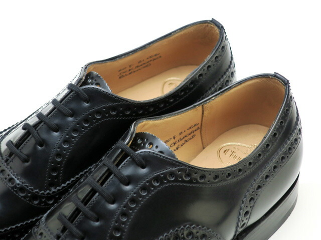 楽天市場】チャーチ 靴 バーウッド ブラック ウィングチップ