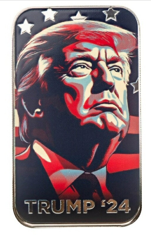 楽天市場】【純銀 99.9％】 シルバー バー トランプ大統領