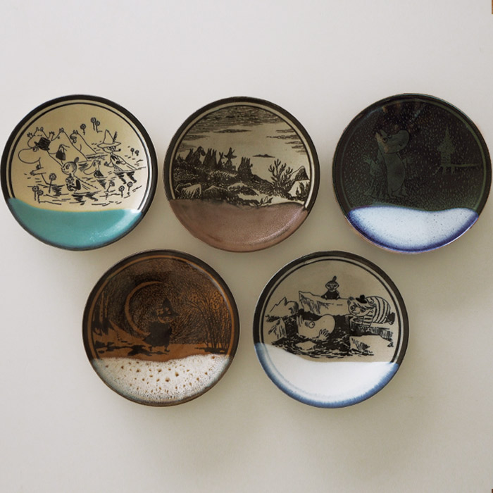 楽天市場】ムーミン×アマブロ 益子焼 -GLAZE- 5枚組ボックスセット