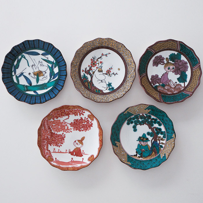 楽天市場】ムーミン×アマブロ 九谷五彩 -GOSAI- 5枚組ボックスセット