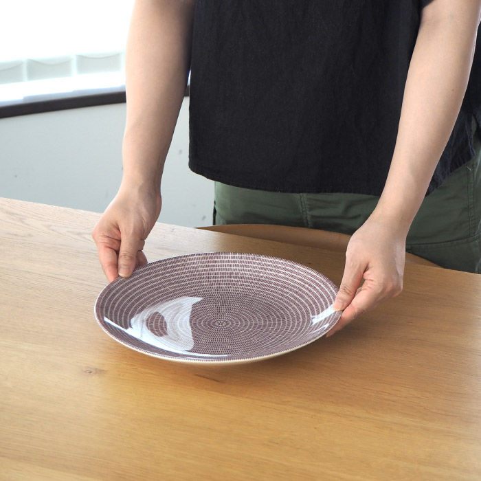 楽天市場】アラビア 24h アベック プレート 26cm パープル / ARABIA