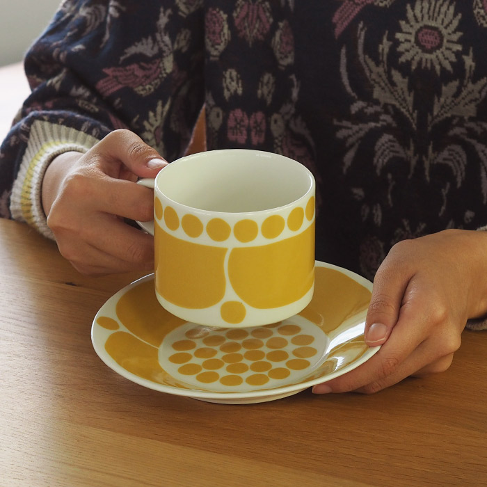 楽天市場】□アラビア スンヌンタイ ティーカップ＆ソーサー / ARABIA