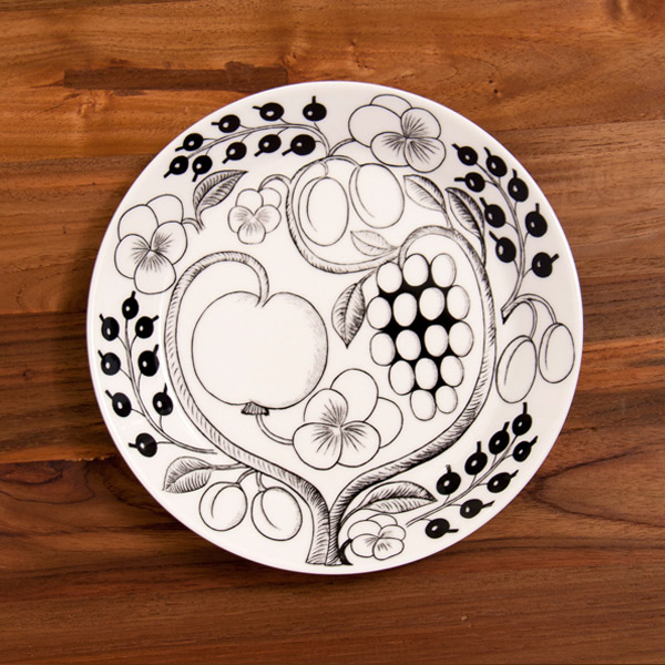 楽天市場】アラビア ブラック パラティッシ プレート 21cm / ARABIA