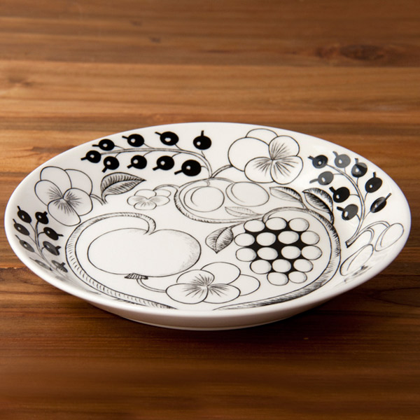 楽天市場】アラビア ブラック パラティッシ プレート 21cm / ARABIA