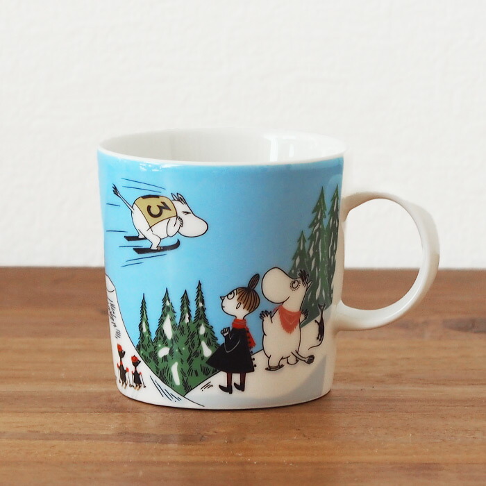 楽天市場】【2024年限定】アラビア ムーミン マグ スキー ジャンピング