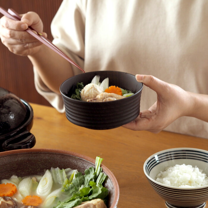 楽天市場】我戸幹男商店 欅 加飾取椀 平筋 Black / 山中漆器 加飾挽き