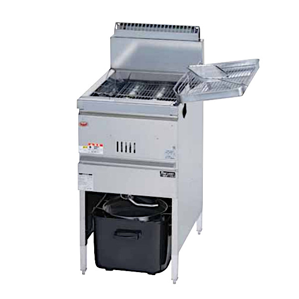 楽天市場】マルゼン 1槽式 ガスフライヤー スタンダードシリーズ 18L