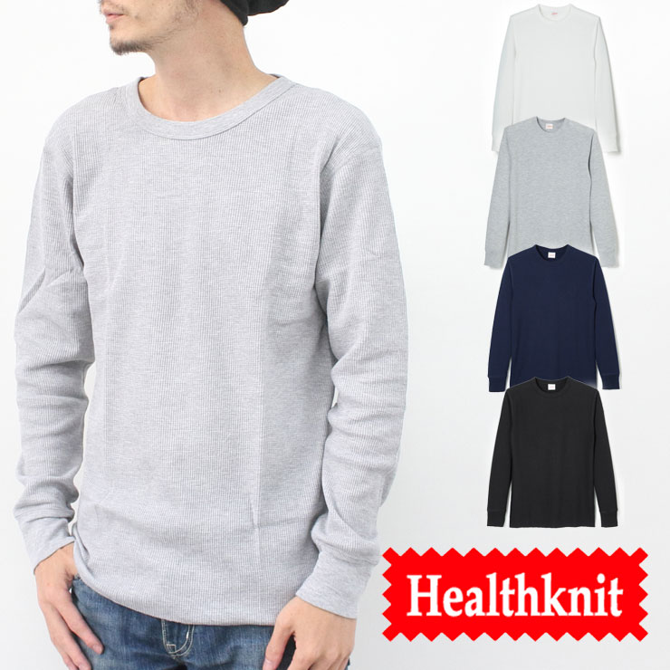 楽天市場】サーマル ロンt メンズ レディース ヘルスニット サーマル