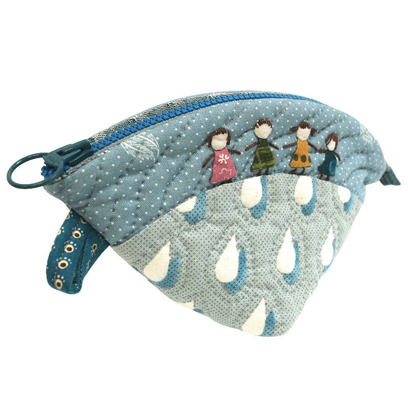 楽天市場】しずく模様のカップ形ポーチ* | キット パッチワーク キルト