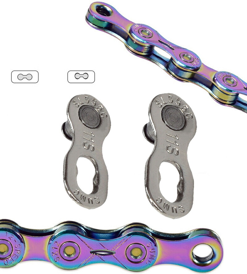 楽天市場】SUMC チェーン ロード MTB 9/10/11/12速 116リンク