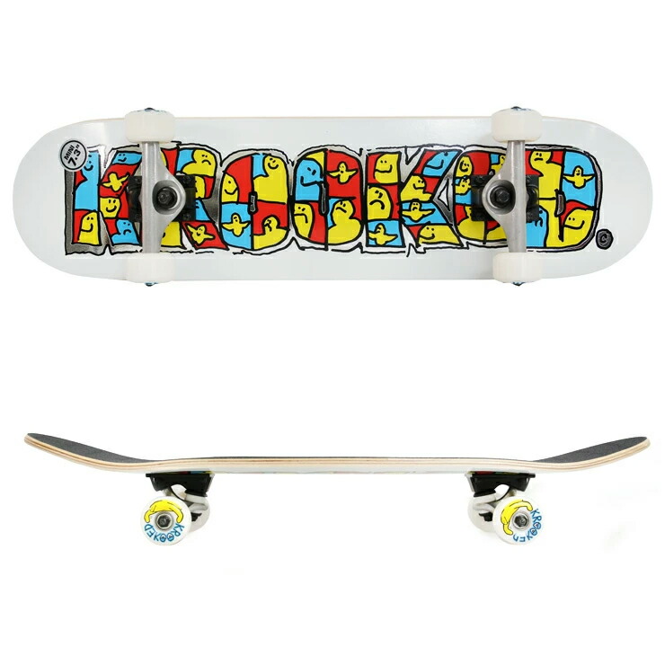 楽天市場】スケボー メンズ コンプリート クルーキッド KROOKED