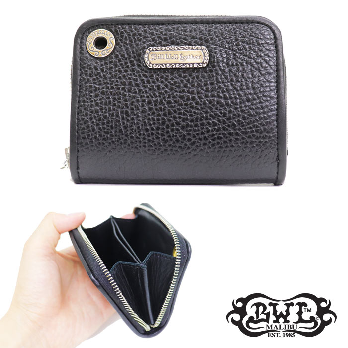 Bill Wall Leather スクエアウォレット ダークブラウン BILL WALL LEATHER（ビルウォールレザー） 送料無料 BWL 財布 ジッパー