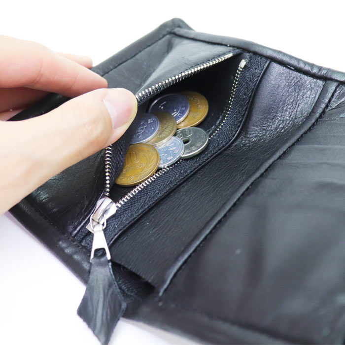 楽天市場】ビルウォールレザー 財布 本革 鮫革 ミドルウォレット