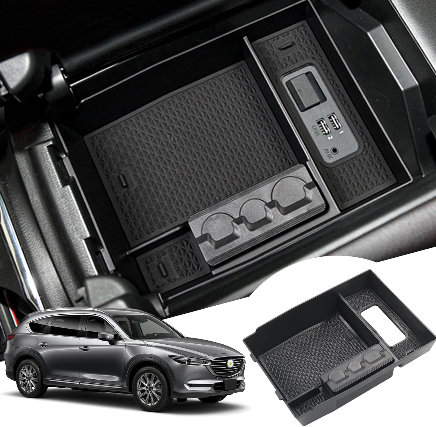 楽天市場】マツダ CX-8 専用 コンソールボックス ノートオーラ CX-8