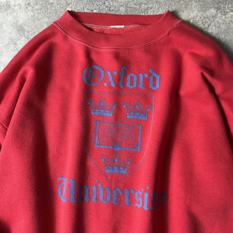 楽天市場】70s UNKNOWN 3段 カレッジ プリント スウェット トレーナー