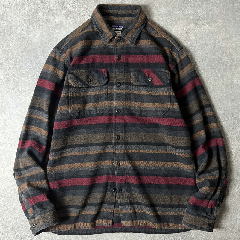 楽天市場】13年製 Patagonia フィヨルド フランネル シャツ S