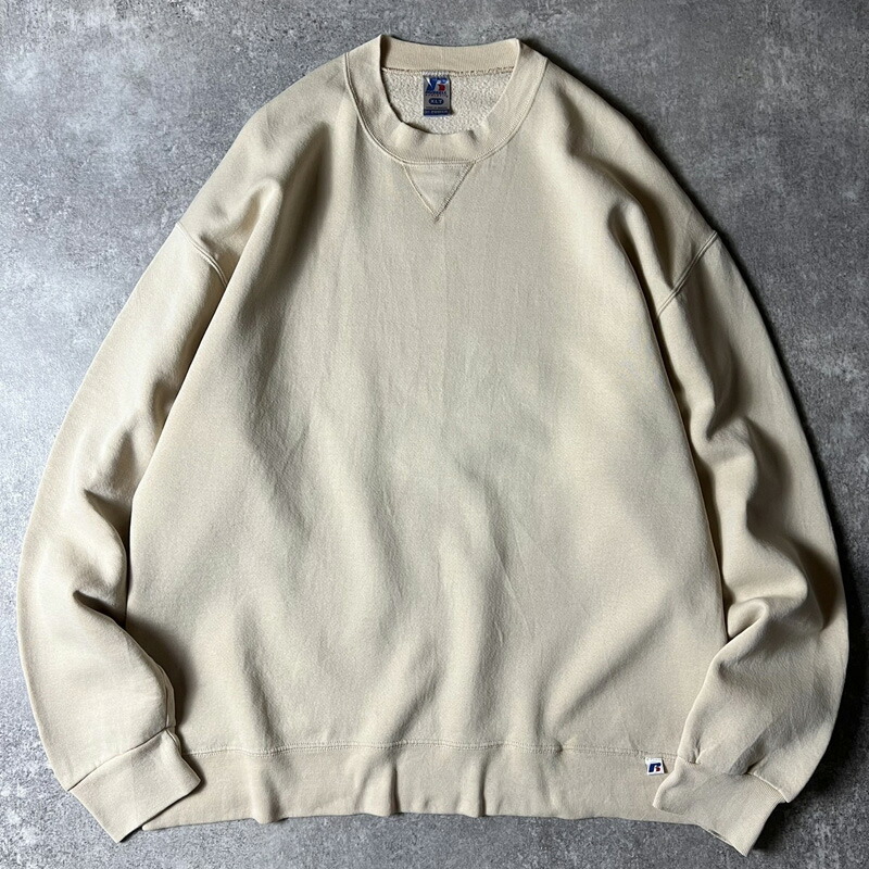 楽天市場】00s RUSSELL 無地 前V スウェット トレーナー XL / 00年代